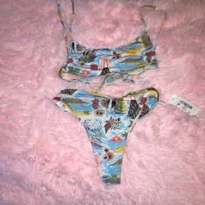 Frankie bikini size large top medium bottom